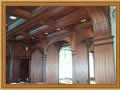 Curved mouldings, arches, and custom millwork by Forester Millwork.